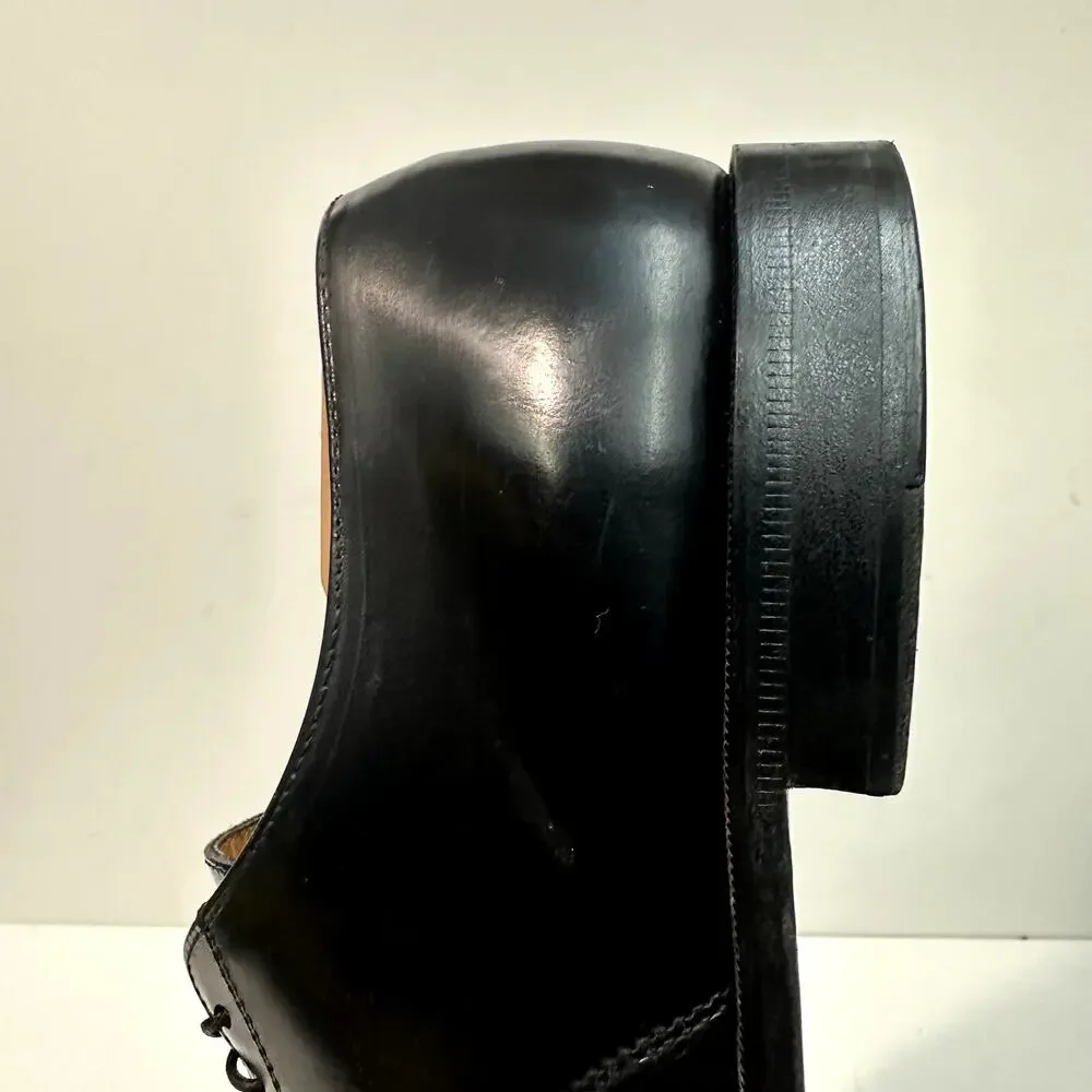 VGUC Rancourt & Co x Cole Haan Cap Toe Derby Black Calf Maine USA 11 Wide E